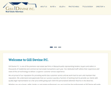 Tablet Screenshot of gilldevine.com